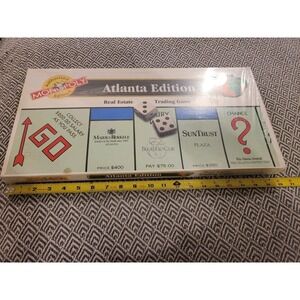 SEALED Usaopoly 1995 Monopoly Board Game Atlanta Georgia Authorized Edition NEW